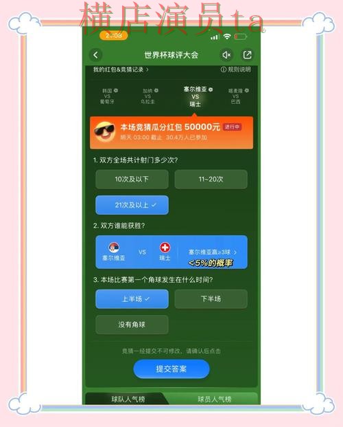 深度评测世界杯竞猜入口：从真实体验到使用全流程解析 - 世界杯赛事中心